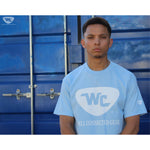 Big WC Logo Powder Blue & White