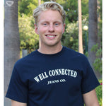 Jeans CO. Navy & White